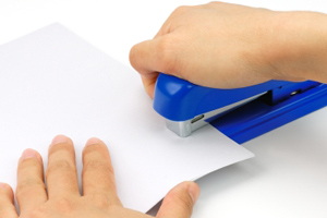 Stapler, a third class lever