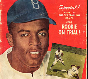 Named Rookie of the year in 1947