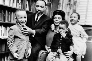The King family in 1963