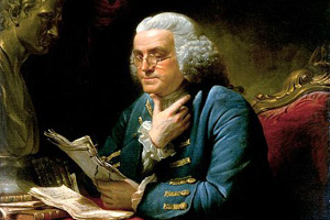 Portrait of Benjamin Franklin