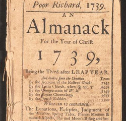 Writing by Benjamin Franklin