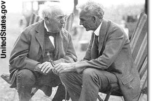 Thomas Edison and Henry Ford