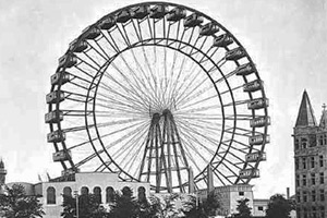 The first Ferris wheel