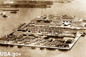 Ellis Island near New York City