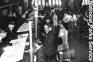 Waiting to enter America