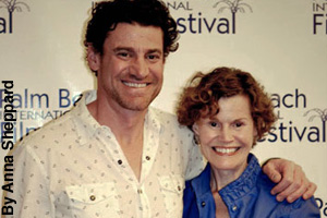 Judy Blume with her son, Lawrence Blume