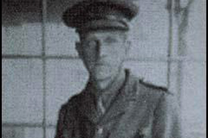 A.A. Milne as a soldier in World War I