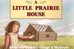 An illustration for the book, <i>The Little House on the Prairie</i>