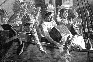 Protesting the tea tax