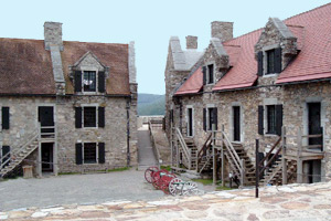 Inside the walls of Fort Ticonderaoga