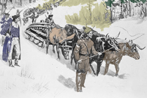 Moving the cannons to Boston