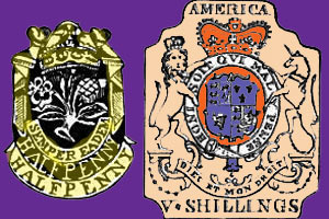 Samples of the tax stamp