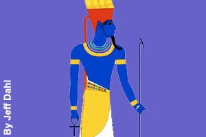 Amun, king of the gods in ancient Egypt