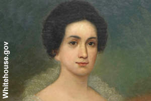 The official portrait of Letitia Polk