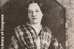 An early photo of Julia Tyler