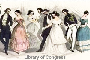 The polka was danced in the White House.