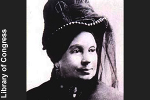 A photo of an elderly Julia Tyler