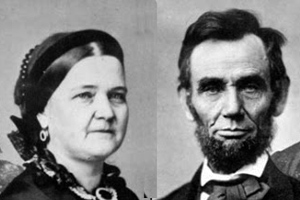 Photos of President and Mrs. Lincoln