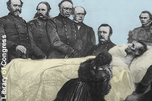 Mary with Lincoln after the shooting