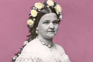 A portrait of Mary Todd Lincoln