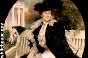 The official portrait of Edith Roosevelt