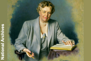 The official portrait of Eleanor Roosevelt