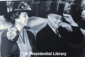 First Lady and President Roosevelt