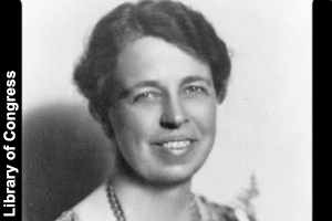 Photo of Mrs. Eleanor Roosevelt