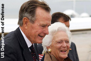 President and First Lady Bush