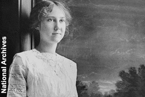 Mamie Eisenhower, age 17