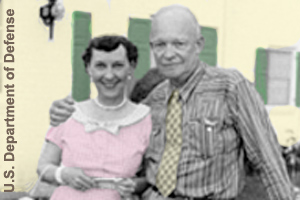 Mamie and Dwight Eisenhower