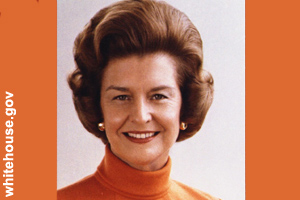 The official photo of Betty Ford