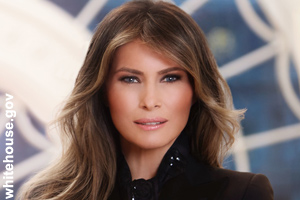 Official photo of Melania Trump