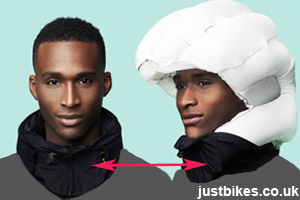 The left side is before an accident; <br>the right is after an accident.