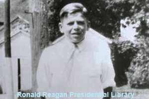 Ronald Reagan, age 13
