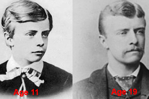 Pictures of Theodore growing up