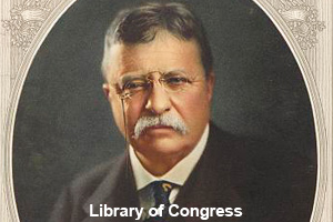 A painting of Theodore Roosevelt