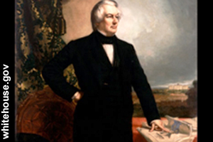 The official portrait of Millard Fillmore