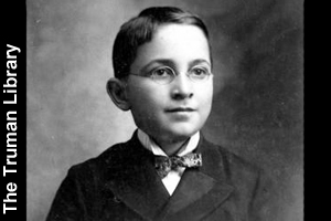 Harry Truman, age 13