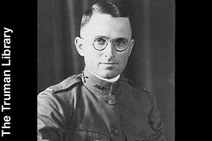 Captain Truman during World War II